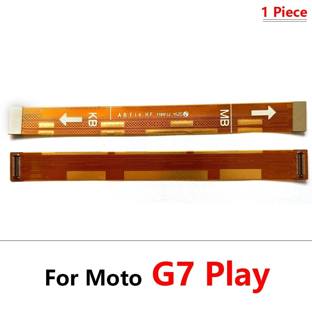 28Pcs，Main Board Mainboard Connector Flex Cable For Motorola Moto G7 G8 G9 Plus Play Power One Hyper Macro Fusion Vision Motorola phone repair parts