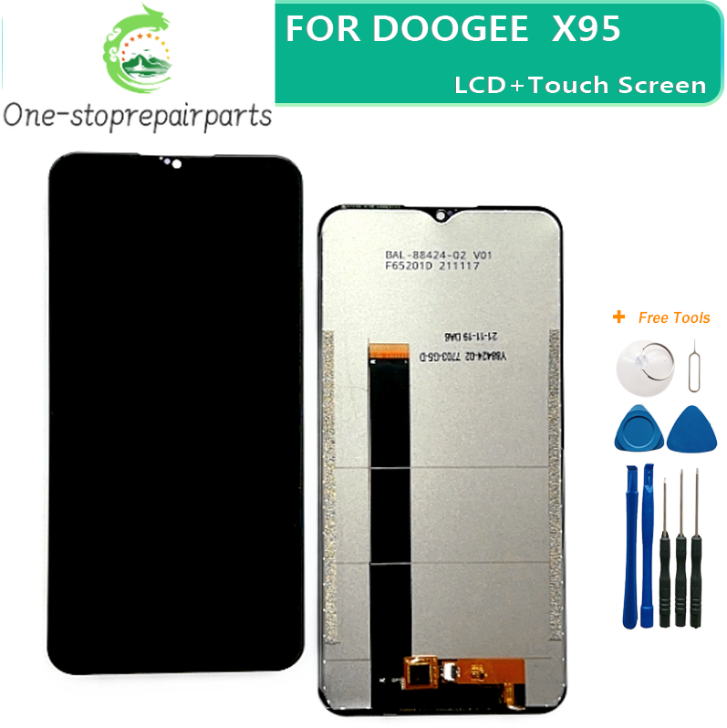 100%Original 6.52 Inch DOOGEE X95 LCD&Touch Screen Digitizer Display Module Repair Replacement Part For DOOGEE X95 Pro Cellphone Doogee phone repair parts