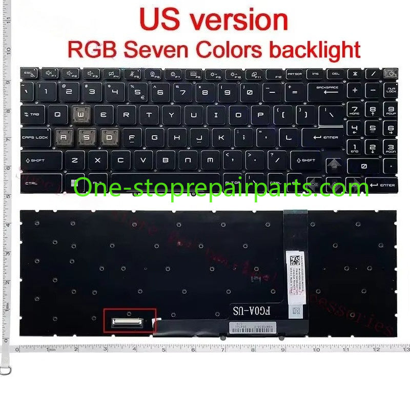 US NEW Laptop Keyboard For MSI VECTOR GP68HX 13V GP68 GE68 GP78 GE78 GE78HX GS77 GT77HX MS-17S1 15H1 15H2 15K1 15HK 1585 1583 MSI laptop repair parts