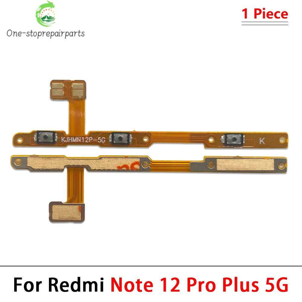 Power On Off Volume Side Button Key Flex Cable For Xiaomi Redmi Note 12 13 14 Pro Plus 4G 5G  Xiaomi  Xiao mi phone repair parts