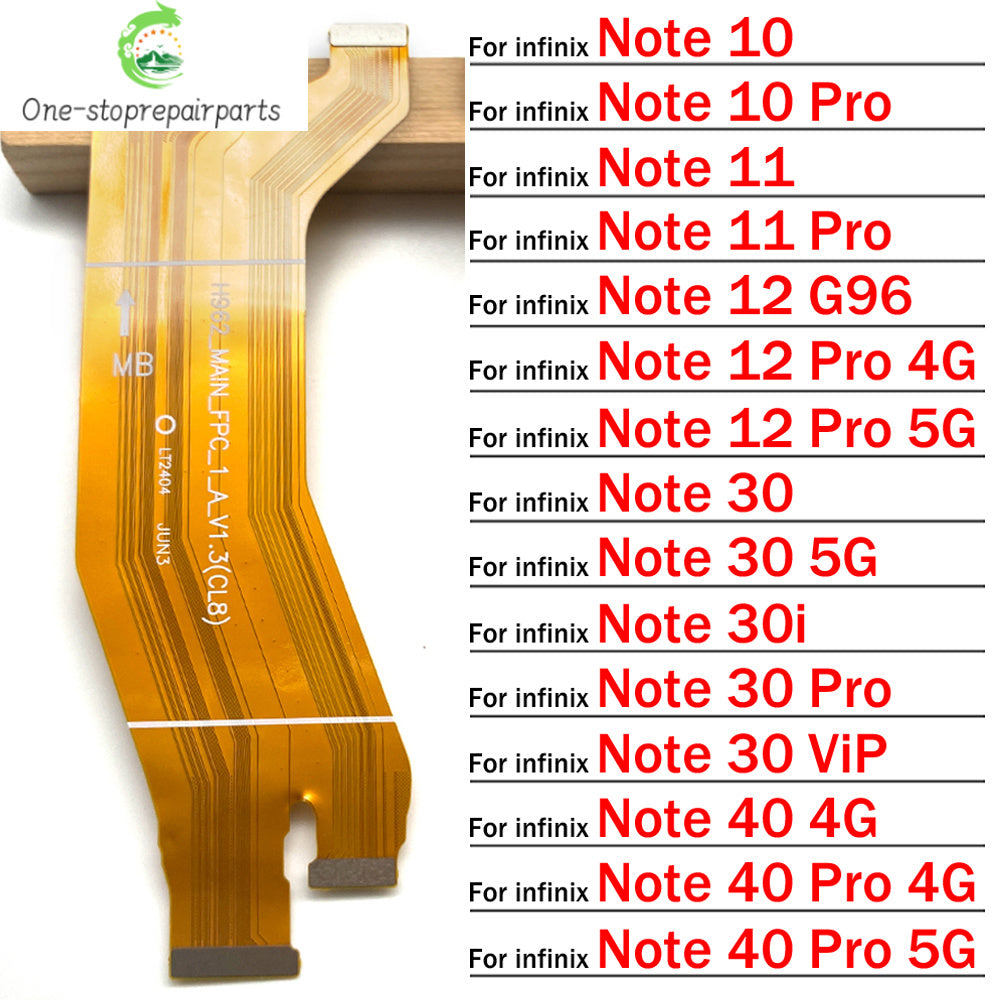 Main Board Motherboard Connector Mainboard Flex Cable For infinix Note 10 11 12 30 30i 40 Pro G96 VIP 4G 5G X693 X663 X697 X695  infinix phone repair parts
