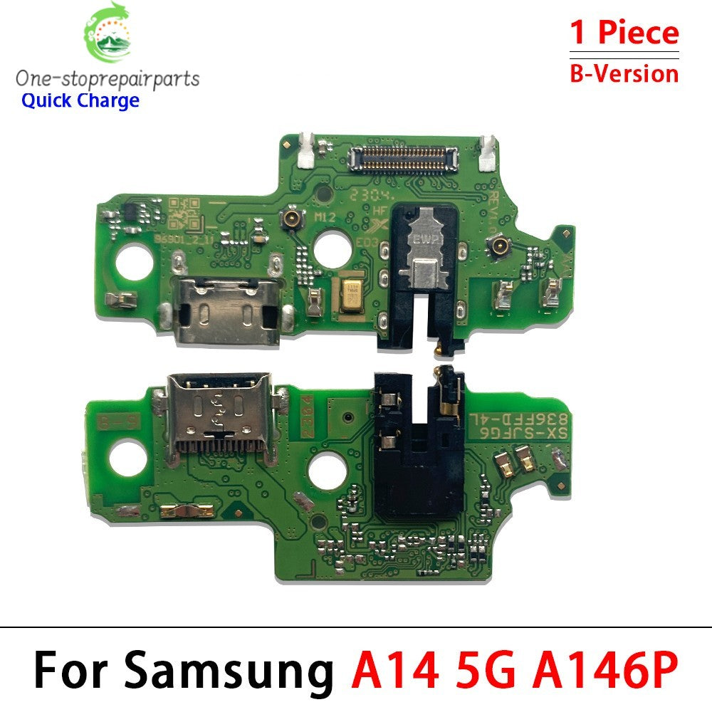 50Pcs, New For Samsung A13 A23 A33 A53 A14 A24 A34 A54 4G 5G USB Charge Port Jack Dock Connector Charging Board Flex Cable Samsung phone repair parts