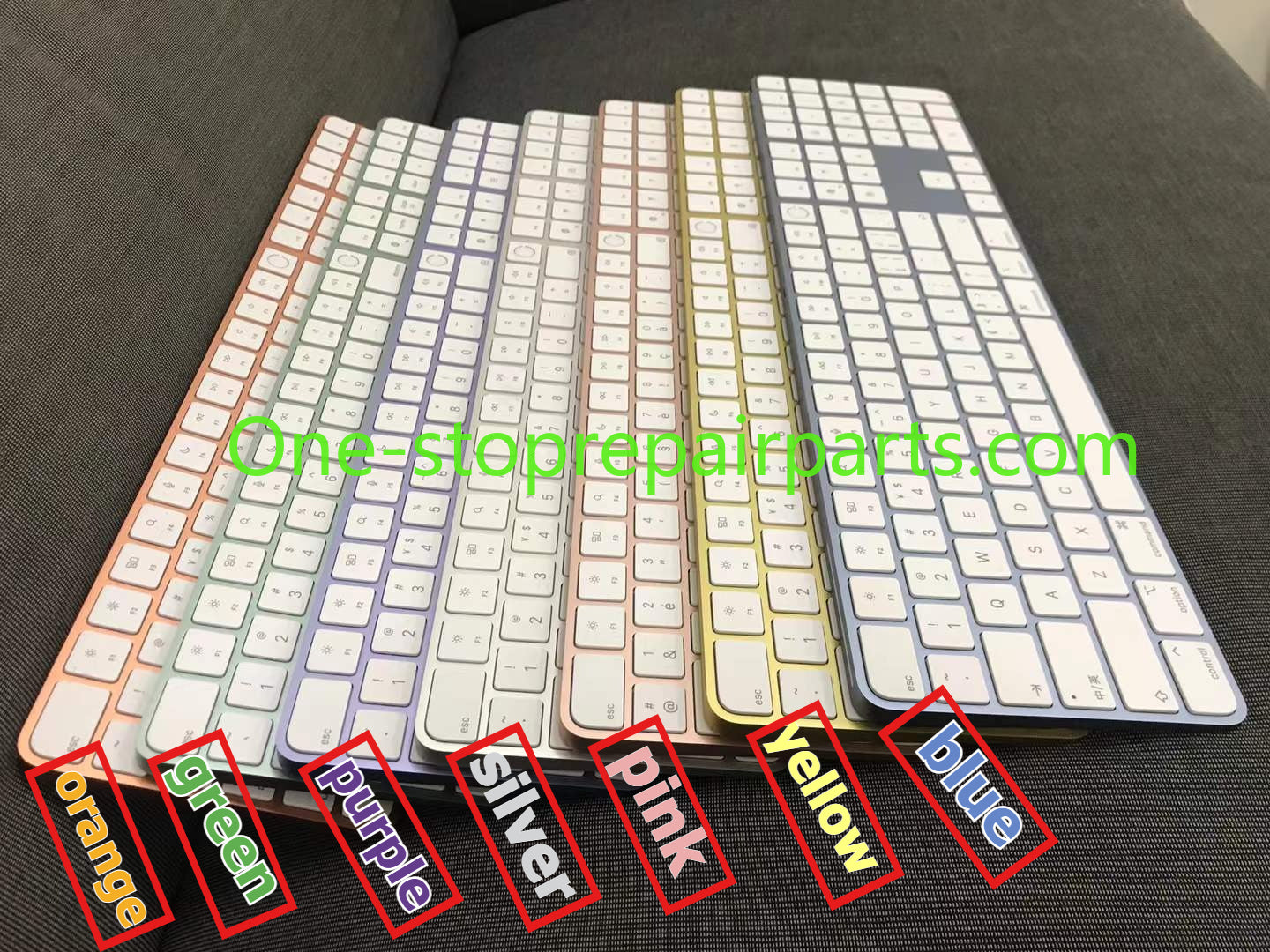 apple Magic Keyboard 3th Gen3 Magic mouse Wireless Bluetooth keyboard Touch ID & Numeric Keypad iMac CL Woven/Braided Lightning to USB-C cable