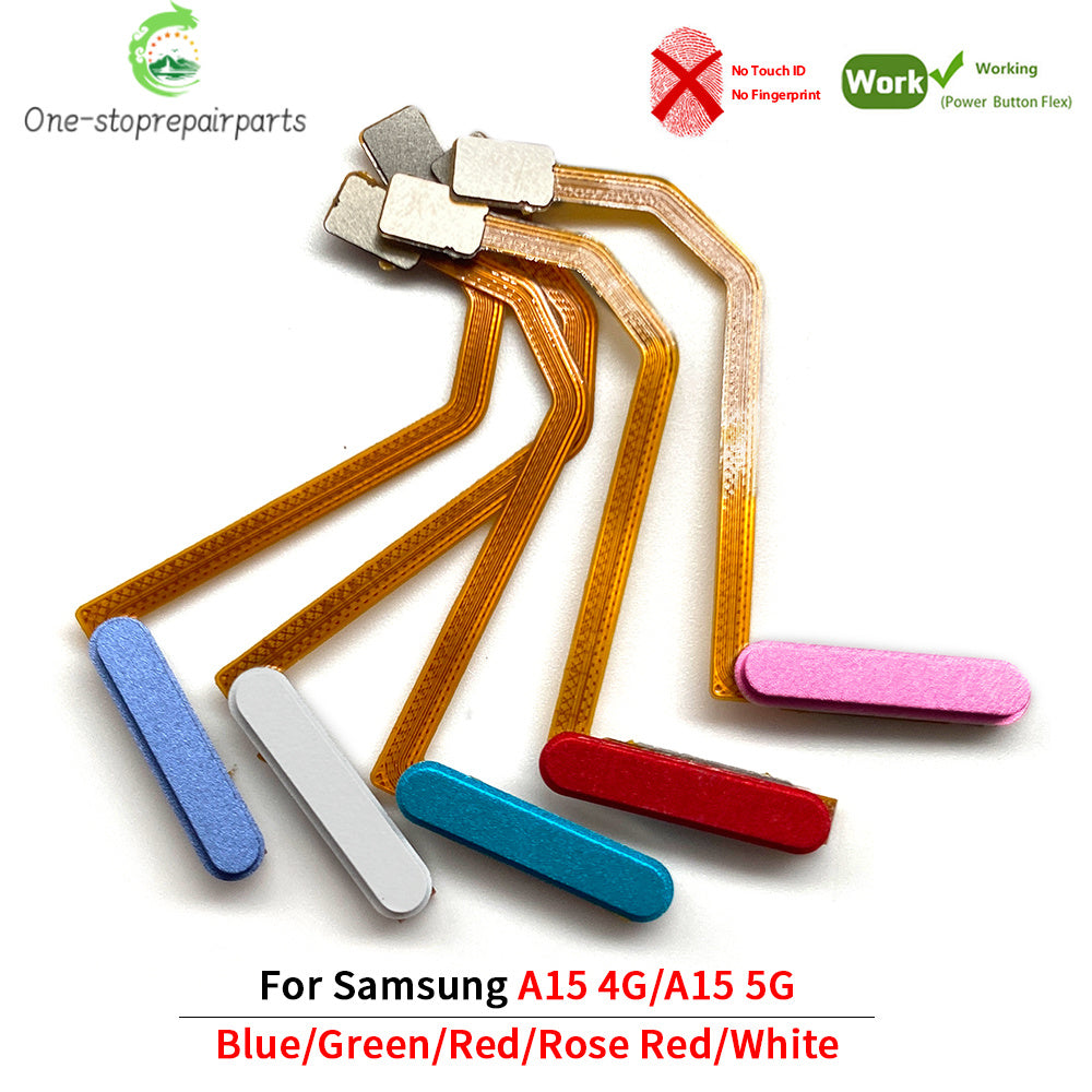 New For Samsung A15 A23 A03s 4G 5G Fingerprint Sensor Home Return Key Menu Button Flex Ribbon Cable Samsung phone repair parts