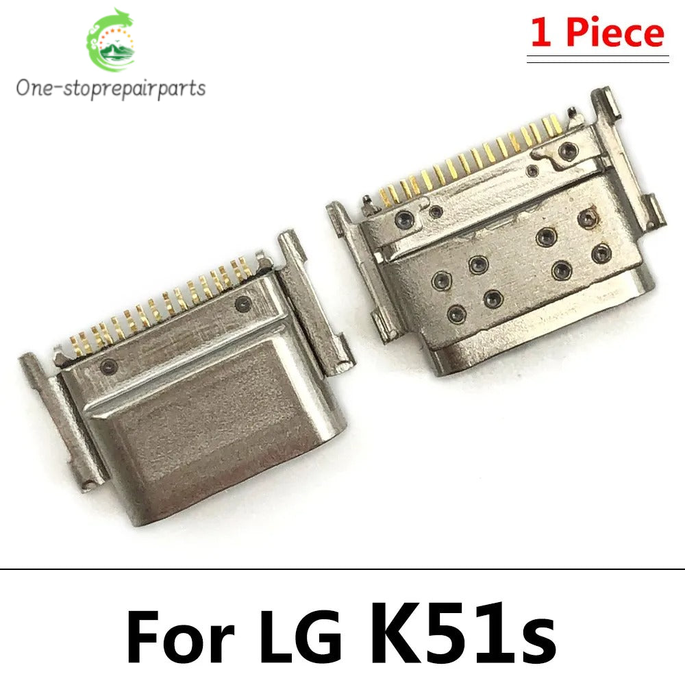 2Pcs, Charger Charging Connector USB Port Dock Connector For LG K9 K11 K4 K8 K12 Plus K50 K50s K41s K51 K51s k42 K52 K10 2017   LG phone repair parts