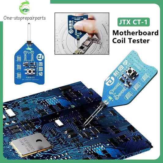 JTX CT-1 Motherboard Coil Tester Inductor Detector Tool for Macbook Electromagnetic Induction Quick Fault Check Testing Tool Professional Repair Tools