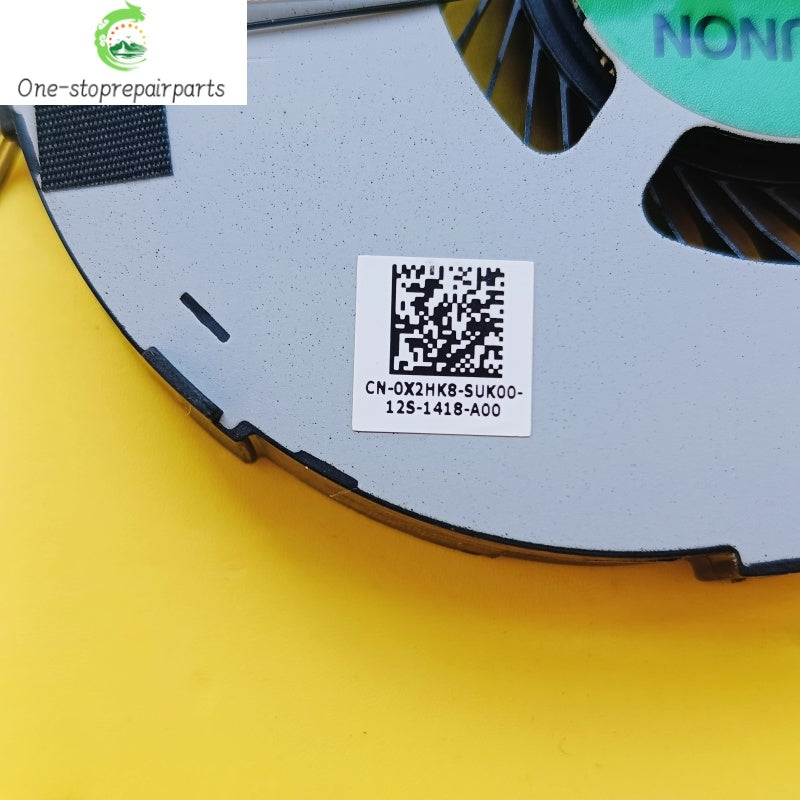 New Original LAPTOP CPU GPU Cooling FAN FOR DELL Precsion 7550 M7550 08KNVX 0X2HK8 RTX4000 Dell laptop repair parts