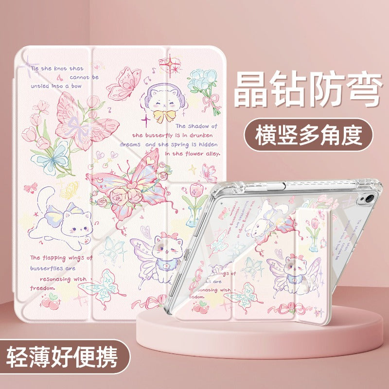 For Huawei matepad11.5 protective case 2026 new pro12.2 tablet case 115s with pen slot air12 all-inclusive For glory x10/9 anti-drop se10.4 star butterfly dance 2023 Tablet Accessories