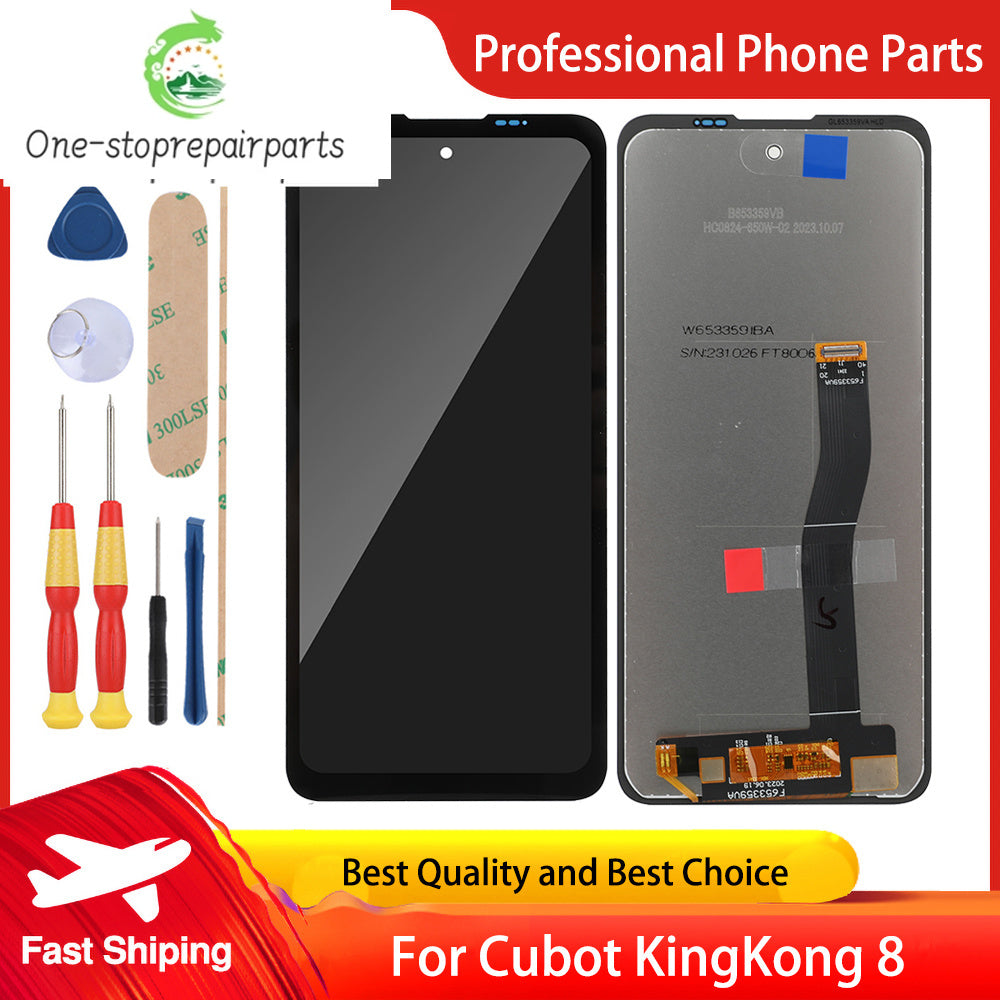Original For Cubot KingKong 8 LCD Display Touch Screen Digitizer Assembly Replacement Cubot King Kong 8 Display LCD Free Tools Other brand Phone repair parts