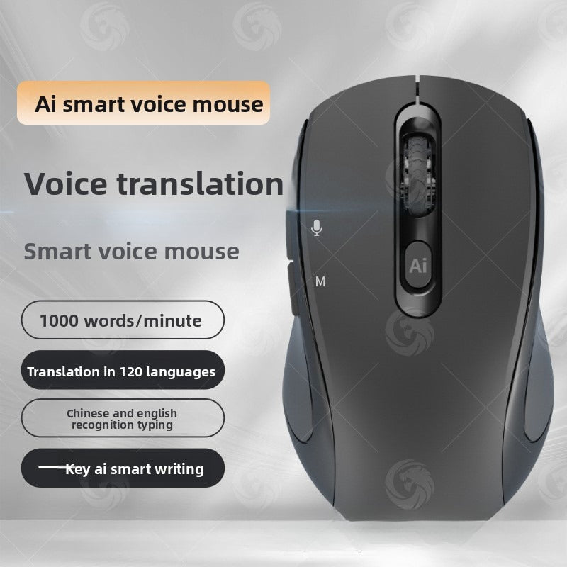 AI Wireless Bluetooth Smart Voice Mouse Screenshot Translation Scheme Creation Painting Form GPT Model Office