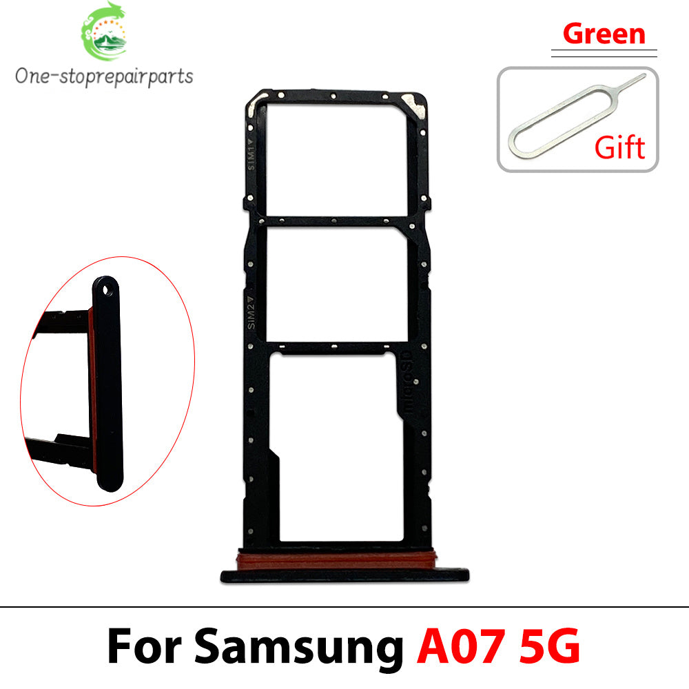 New For Samsung A07 A17 4G 5G Dual SIM Card Tray Slot Holder Adapter Accessories Samsung phone repair parts