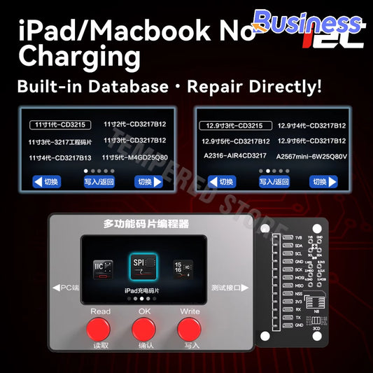 I2C EPR32 Charging Baseband Chip Programmer Read&Write of Chip Data for IPhone 5-17 PM IPad Macbook Android Boot Analysis Tools Professional Repair Tools