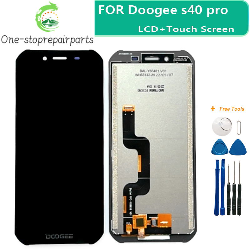Original For DOOGEE S40 Pro S40 LCD Display Touch Screen Assembly Replacement Guaranteed Work For Doogee S40Pro Cell Phone LCD Doogee phone repair parts