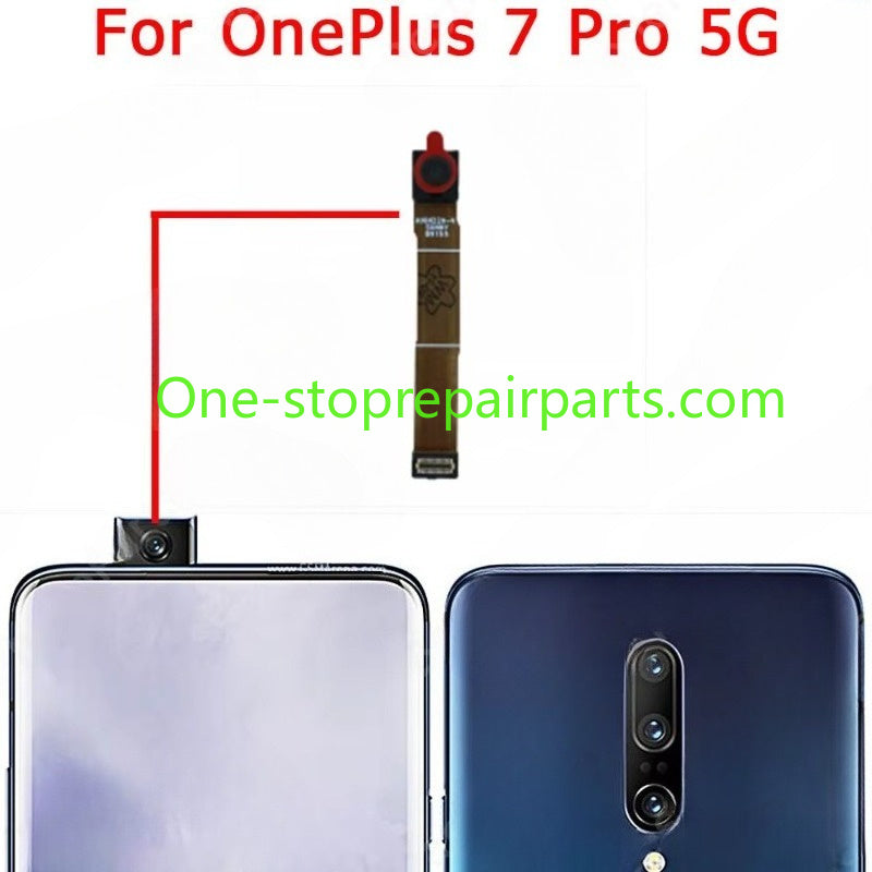 Big Facing Selfie Front Backside Camera Module For Oneplus 7 Pro 1+ 7T 5G One Plus Back View Rear Camera Spare Parts Flex Cable OnePlus phone repair parts
