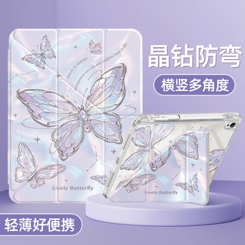 For Huawei matepad11.5 protective case 2026 new pro12.2 tablet case 115s with pen slot air12 all-inclusive For glory x10/9 anti-drop se10.4 star butterfly dance 2023 Tablet Accessories