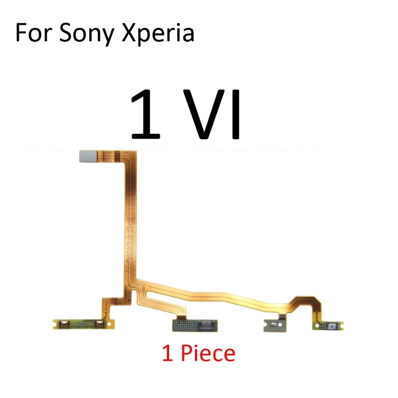 Switch Power ON OFF Key Mute Silent Volume Button Ribbon Flex Cable Parts For Sony Xperia 1 5 II III IV V VI Sony phone repair parts