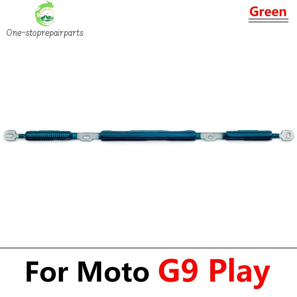 New Side Volume Button Power ON / OFF Buttton Key Set For Motorola Moto G9 G8 G7 Play Plus Power Lite Replacement Parts Motorola phone repair parts