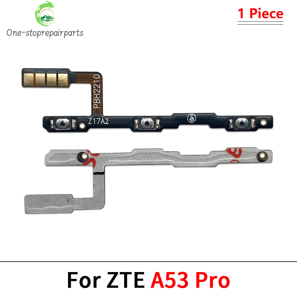 Volume Button Power Switch On Off Button Flex Cable For ZTE A33s A34 A51 A52 A53 A54 A71 A72 A73 Pro 4G 5G 2022 ZTE phone repair parts