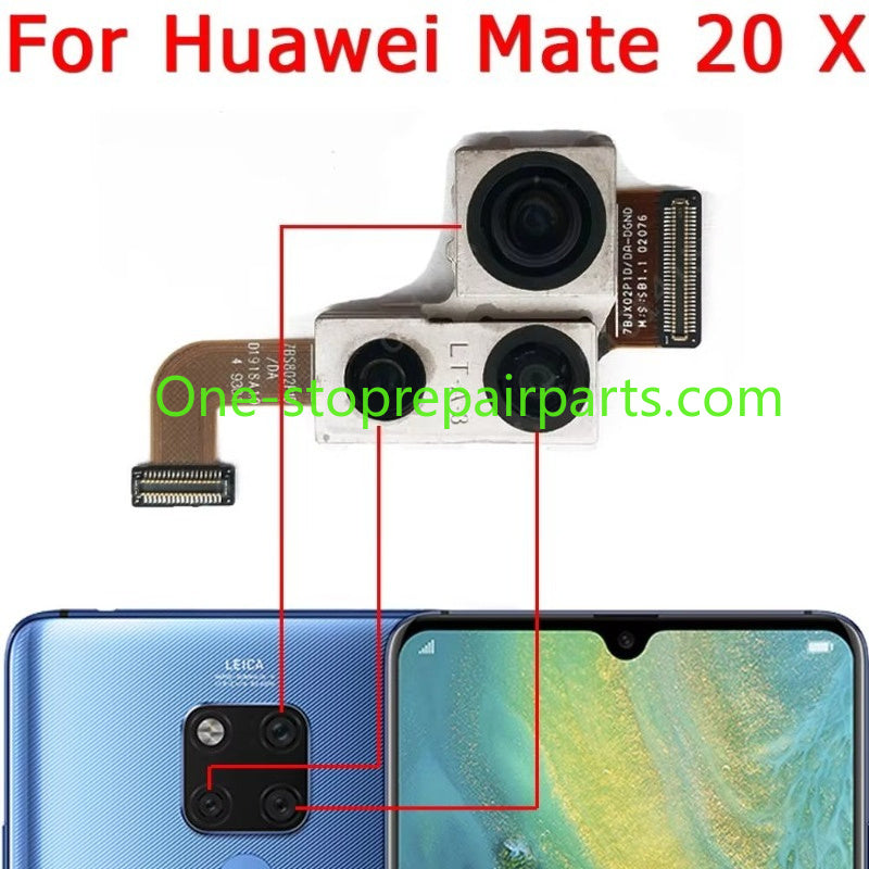 Front Back Camera For Huawei Mate 20 Lite Mate20 Pro X 20X Selfie Backside Small Rear Frontal Camera Module HUAWEI phone repair parts