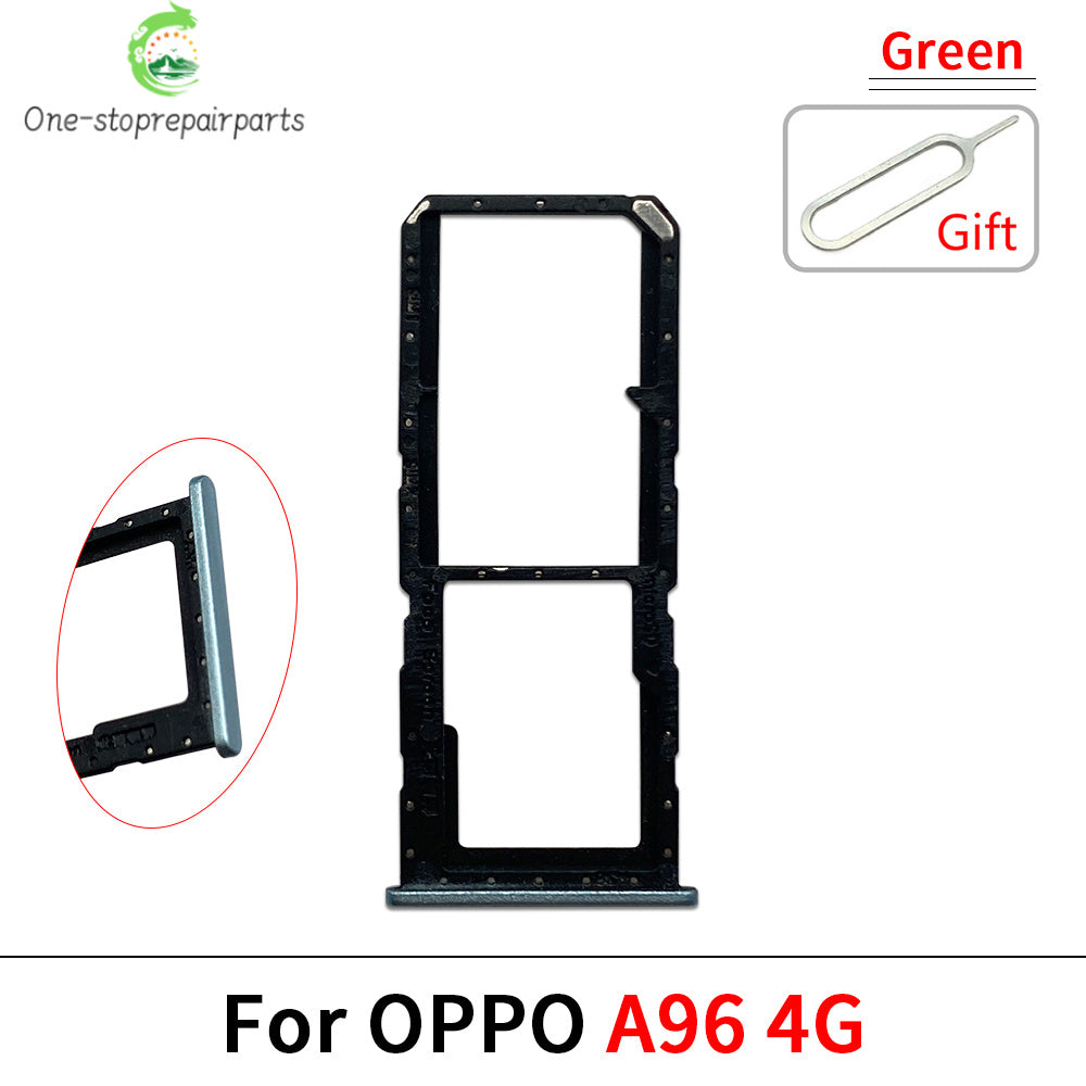 New Sim Card slot tray Holder For OPPO A92 A93 A96 4G repair parts OPPO phone repair parts