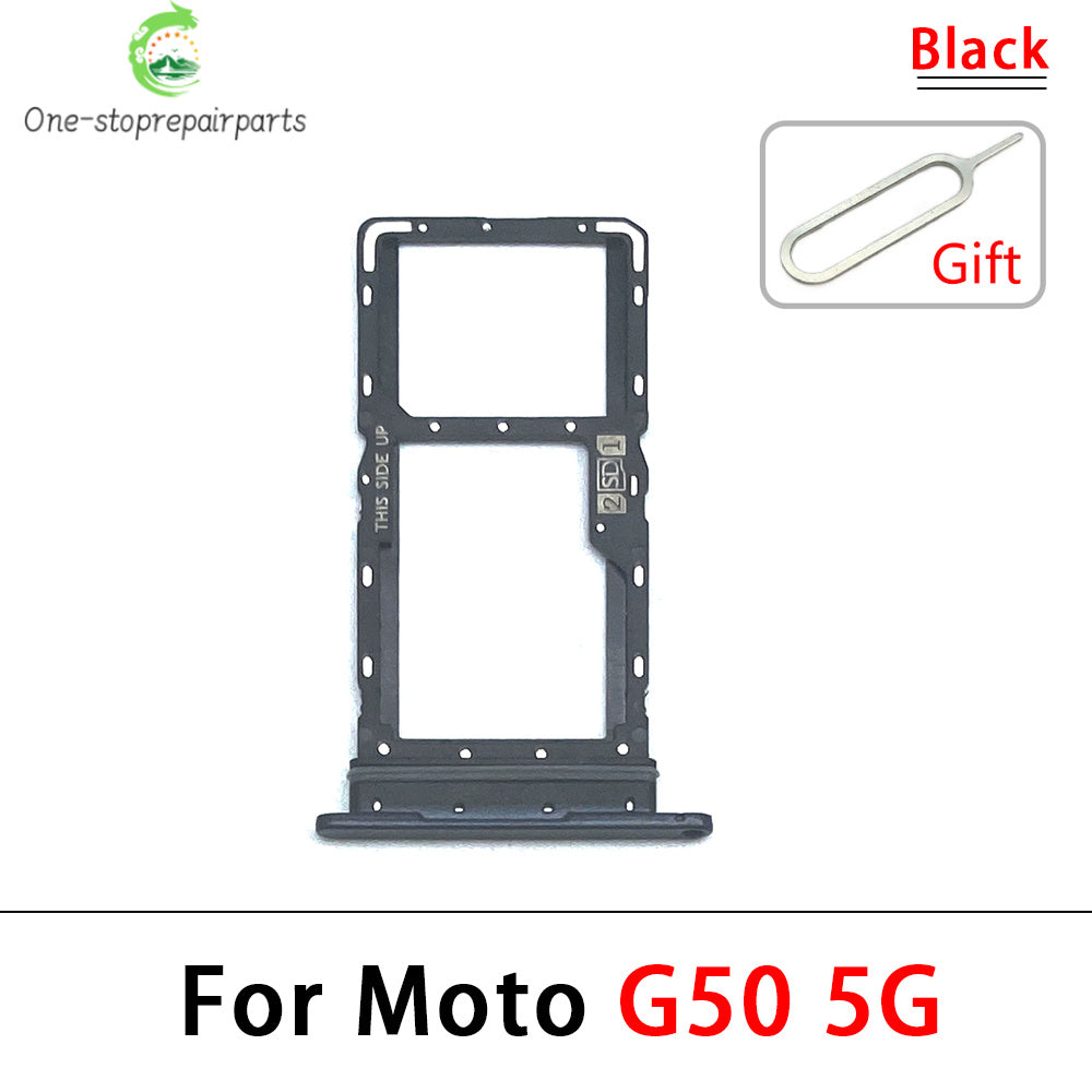 New For Motorola Moto G10 G20 G30 G50 G60 G60s G100 5G SIM Card Slot SD Card Tray Holder Adapter Replacement Parts Motorola phone repair parts