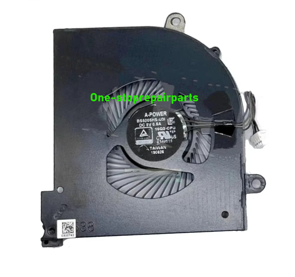 GPU CPU Cooling Fans For MSI GS65 GS65VR WS65 16Q4 Stealth 8SE 9SF MS-16Q4 Laptop Cooler Radiator Fan DC5V 0.5A BS5005HS-U3I U3J MSI laptop repair parts