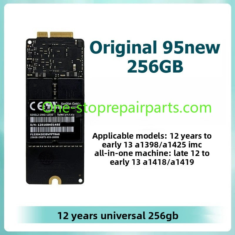 SSD For apple Macbook original A1465 A1466 A1398 A1502 A1708 A1425 128GB 256GB 512GB 1TB  SSD hard drive