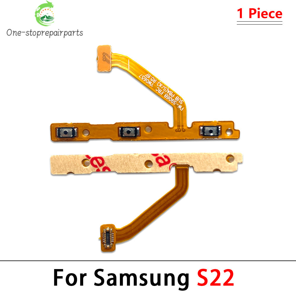 For Samsung S20 S21 S22 S23 S24 Plus Ultra Fe Power on off Volume Key Button Button Flex Cable Samsung phone repair parts