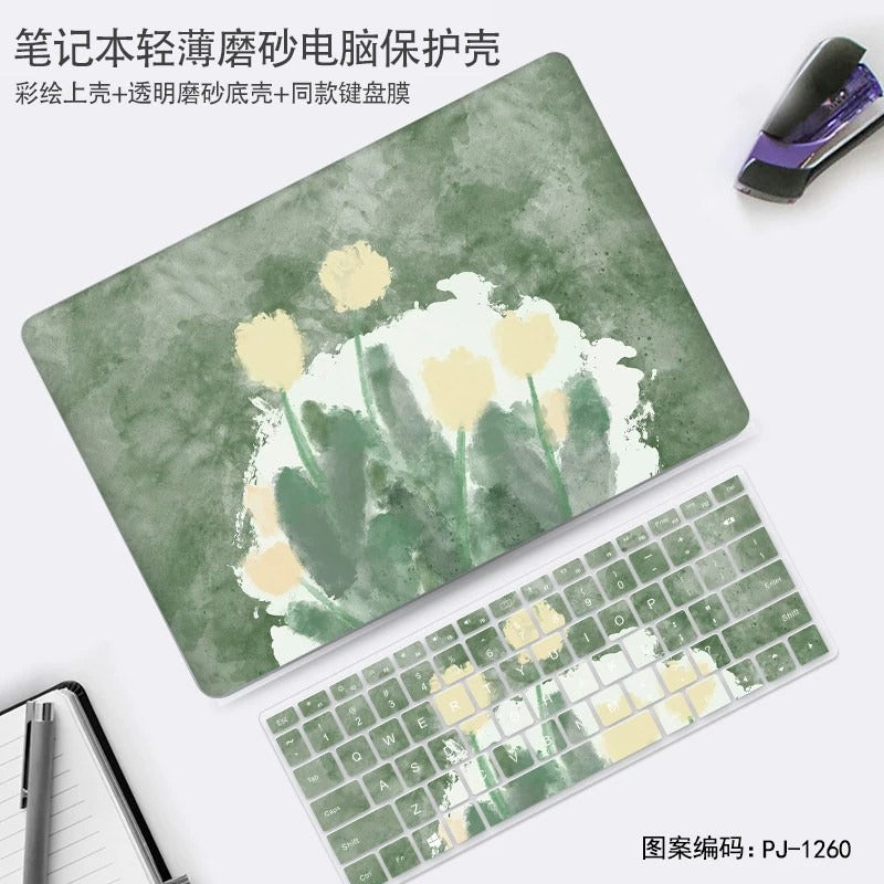 Oil painting wind protective case for Huawei 11 "12" 13 "14" 15 "16" matebook 14 MateBook XPro 16S 13S MateBook D14/SE Honor MagicBook X 15 16 protective case, notebook case film Laptop accessories