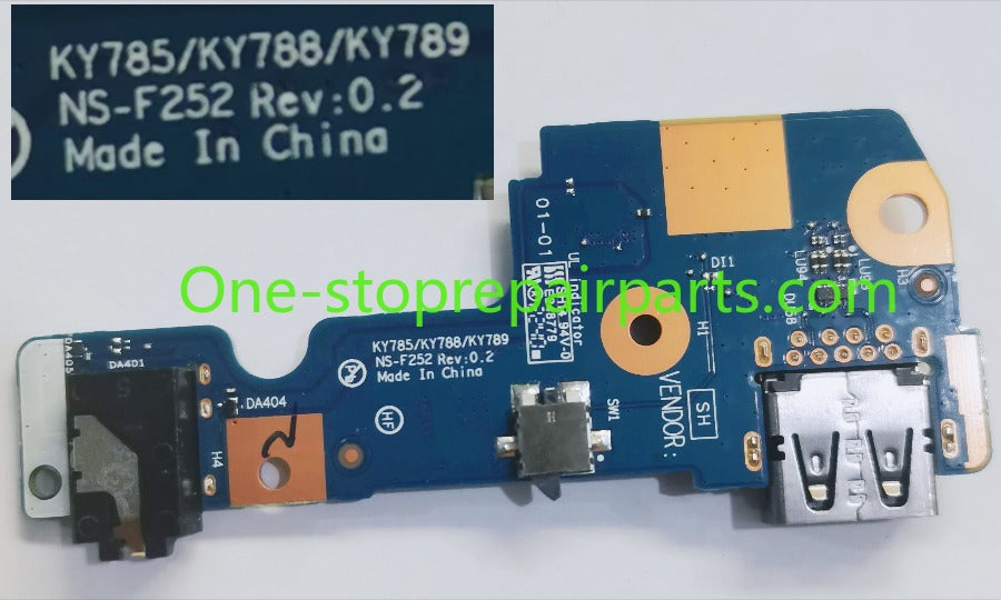 USB Audio I/O HDMI Board Daughterboard For Lenovo Legion 5 / 5 Pro Pro 7 Y9000P R9000P Savior R7000P Y7000 16IRX8H 16IAH7H 16ARH7H 15IAH7 15ARH7 NS-F082 NS-E233 NS-E241 NS-E481 NS-F771 NS-F701 F093 NS-G251 NS-F254 D713 Lenovo laptop repair parts