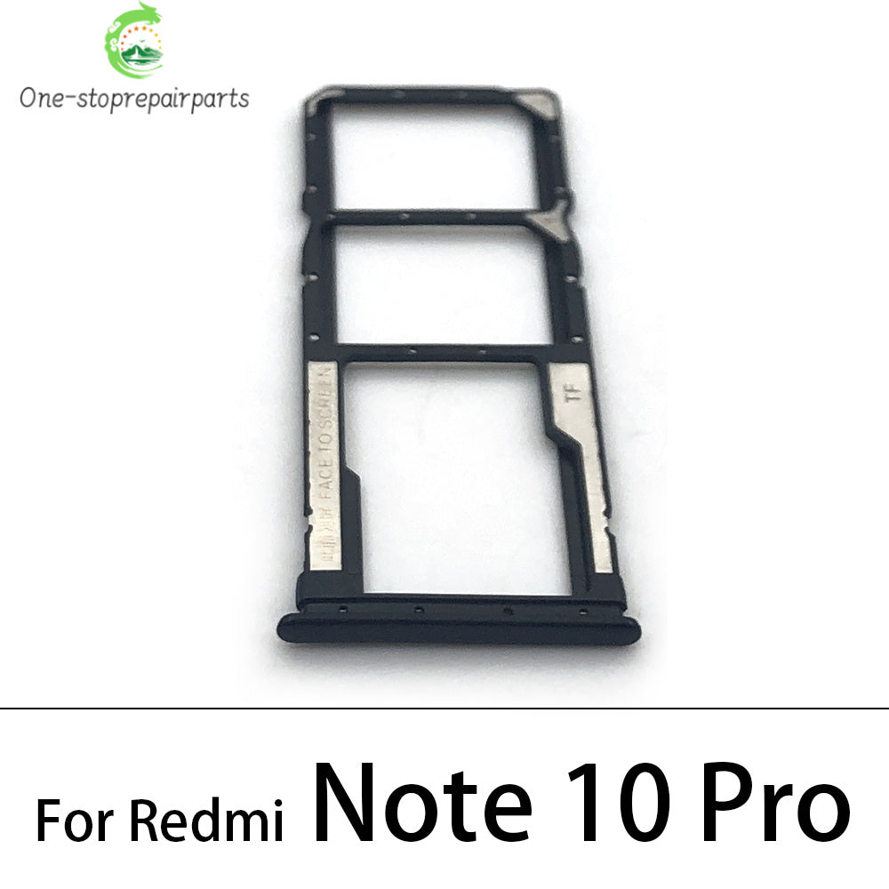New SiM Card Tray For Xiaomi Redmi Note 10 10s Pro 5G SIM Card Slot SD Card Holder Adapter Replacement Parts  Xiaomi  Xiao mi phone repair parts