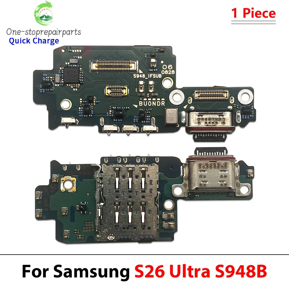 USB Charger Charging Dock Port Connector Flex Cable For Samsung S21 S22 S23 S24 S25 S26 Plus Ultra Fe 5G S911B S911U S921B Samsung phone repair parts
