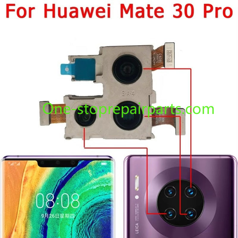 Back Camera For Huawei Mate 20 X 30 40 Pro 8 9 10 Lite Rear Camera Module Backside View HUAWEI phone repair parts