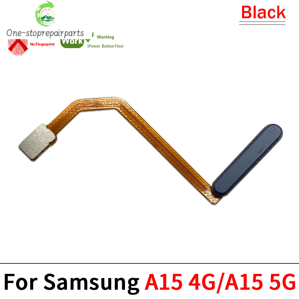 New For Samsung A15 A23 A03s 4G 5G Fingerprint Sensor Home Return Key Menu Button Flex Ribbon Cable Samsung phone repair parts