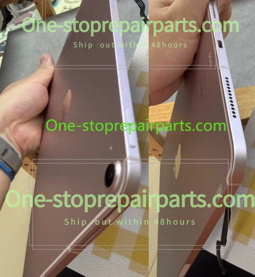 Back housing cover with speaker home power key button parts assembly for iPad air 4 air 5 air 6 A2316 A2588 A2589 A2902 A2702 A2324 A2903 A2904 WiFi Cellular battery back cover iPad repair parts
