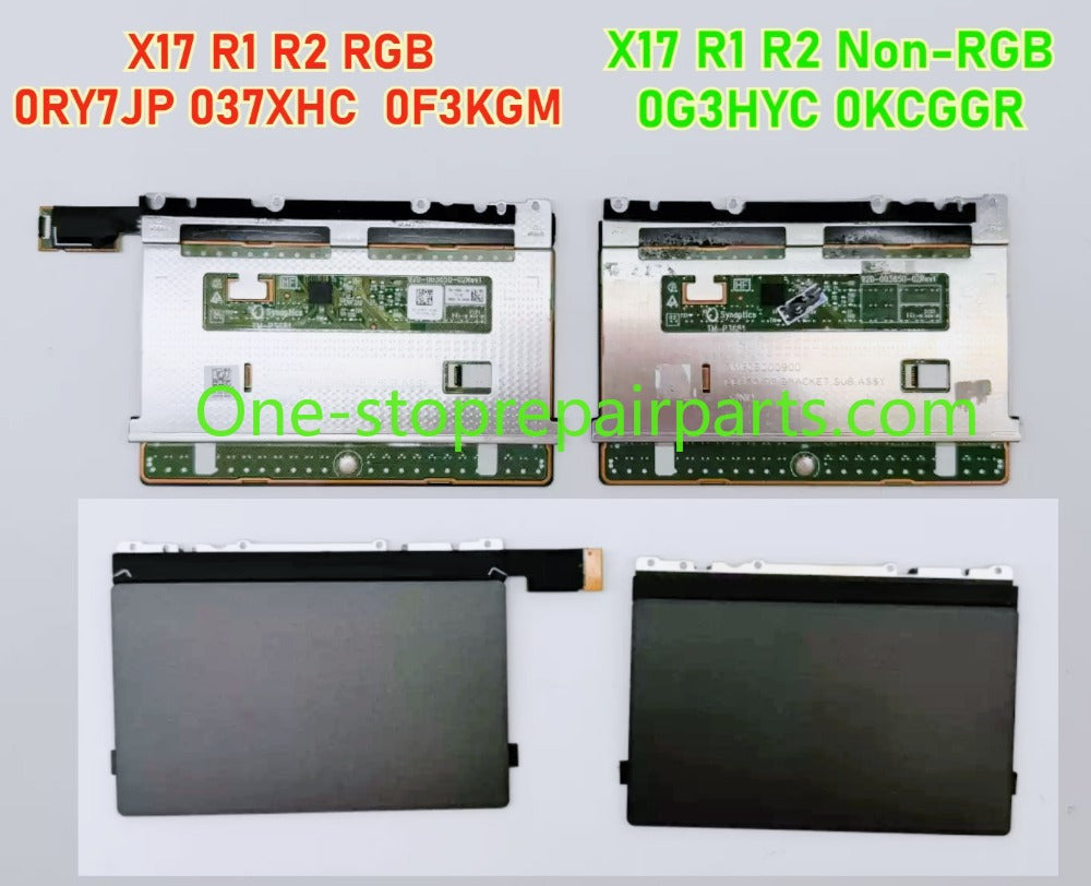 Touchpad  For Alienware alien touchpad x16 R1 r2 x17 r2 m16 R1 R2 m18 R1 R2 HDW14 G2H29 9JJRC 0RY7JP Y4XV5 0F046X trackpad  Alienware Laptop repair parts