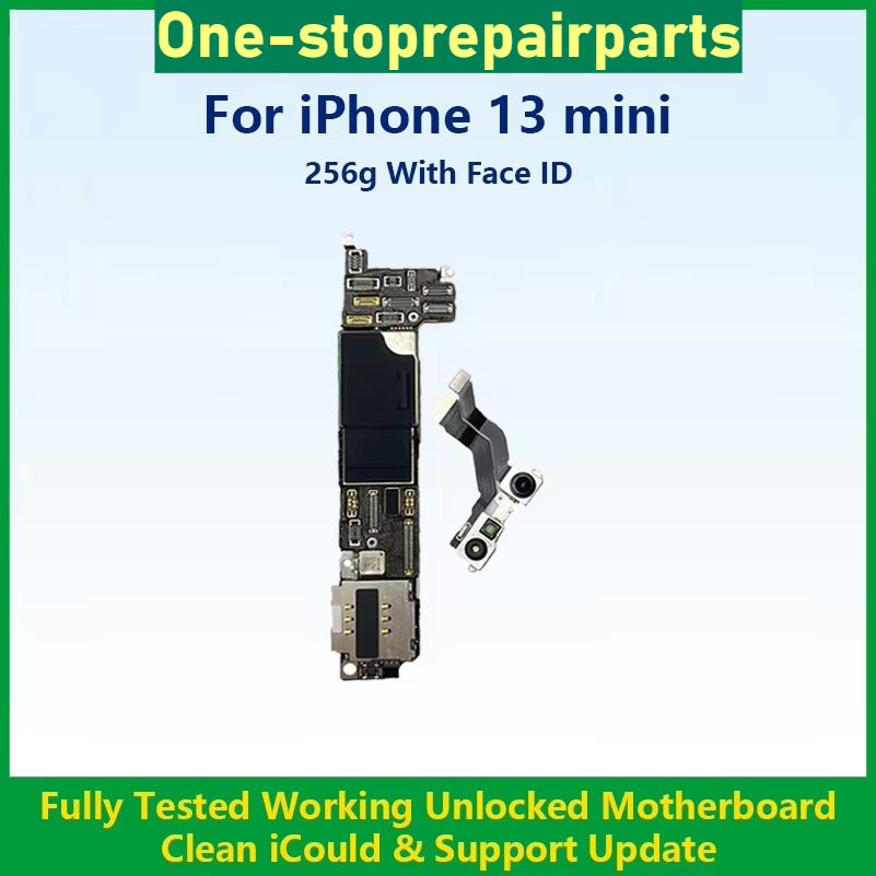 Fully Tested Working Well Motherboard For iPhone 13 Pro Max With/Without Face ID Cleaned iCloud And Support Update Logic Board iPhone phone repair parts