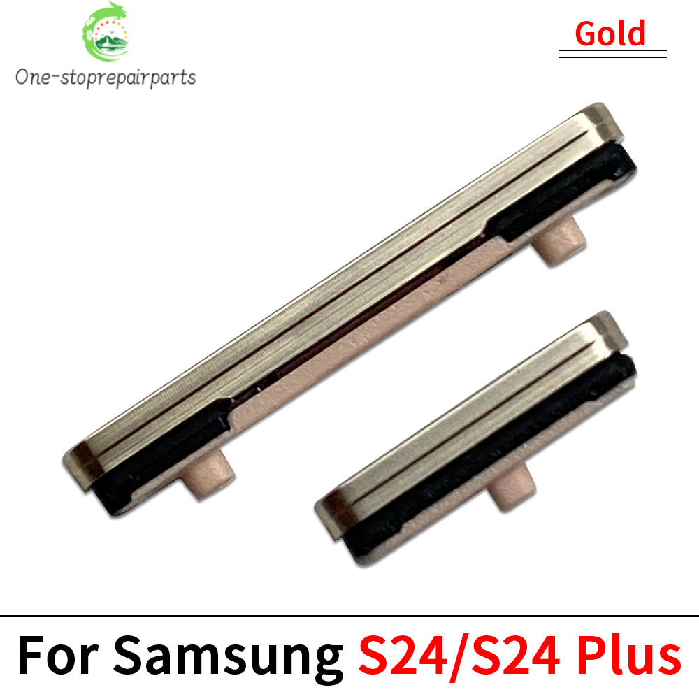 New For Samsung S22 S23 S24 Plus Ultra 5G Power Button + Volume Side Button Key Replacement Parts Samsung phone repair parts
