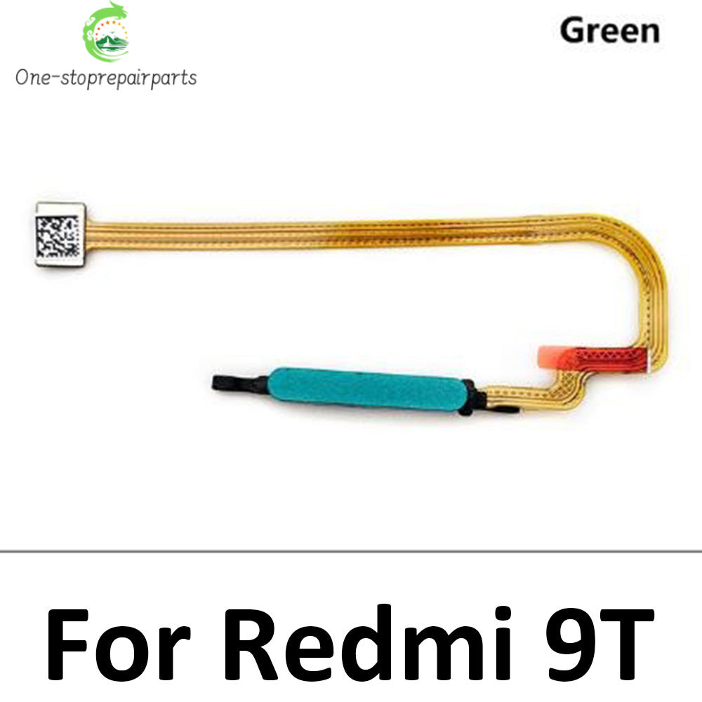 New Fingerprint For Xiaom Redmi 9C 9T 9 10C 10 Prime Home Button Fingerprint Menu Return Key Recognition Sensor Flex Cable Redmi phone repair parts
