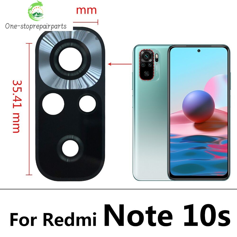 100Pcs Rear Back Camera Glass Lens For Xiaomi Redmi Note 7 8 8T 9 9s 10 10s 11 Pro 5G Camera Glass With Glue Adhesive  Xiaomi  Xiao mi phone repair parts