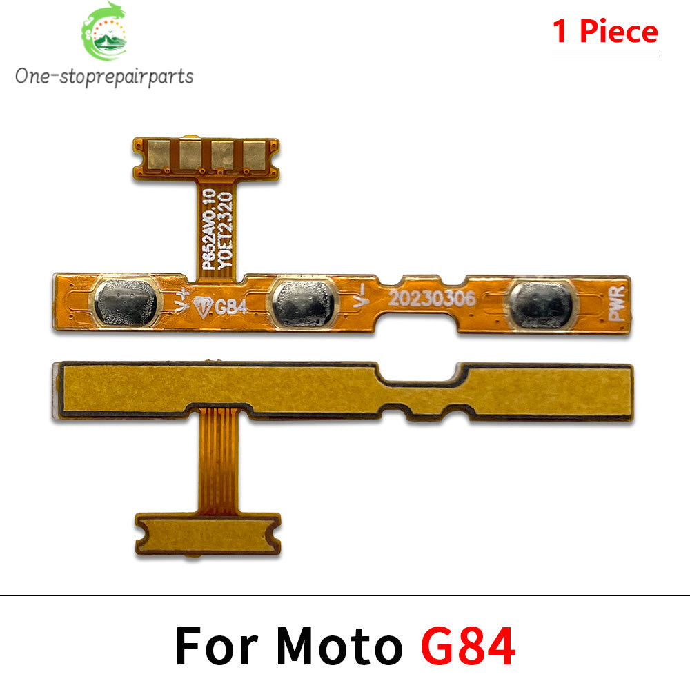 New Power On Off Volume Key Button Flex Cable For Motorola Moto G22 G32 G52 G62 G72 G82 G13 G23 G53 G73 G04 G14 G34 G54 G84 G42 Motorola phone repair parts