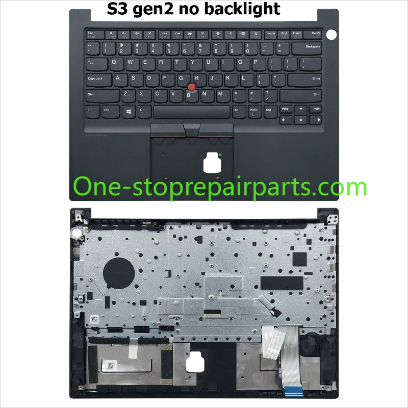 Upper case keyboard for Thinkpad E14 R14 2nd E15 S3 gen2 GEN3 GEN4 topcase palmrest C cover 5M11A35060 5M11A35548 5M11A35336