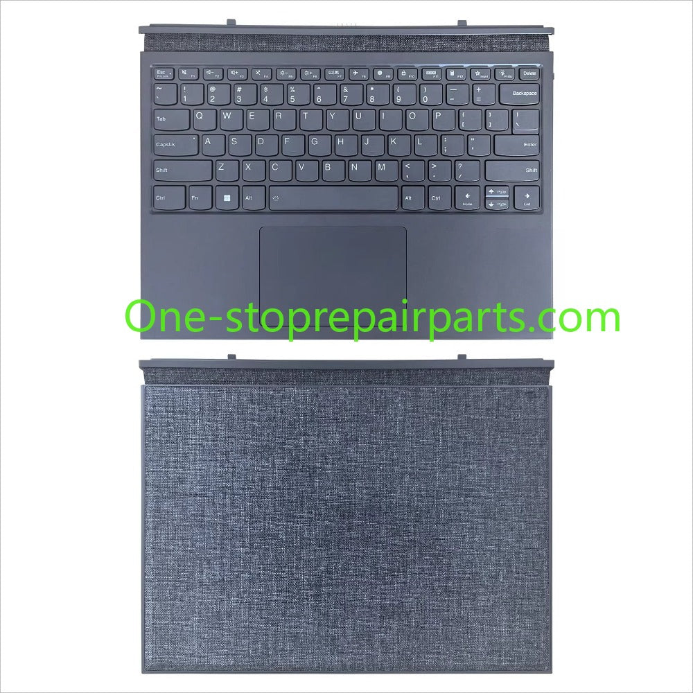 2-in-1 Tablet Duet 7 BT Folio Keyboard Dock For Lenovo 7-13IML05 Yoga Duet IML ITL 2020 2021 Bluetooth Folio Keyboard Gray