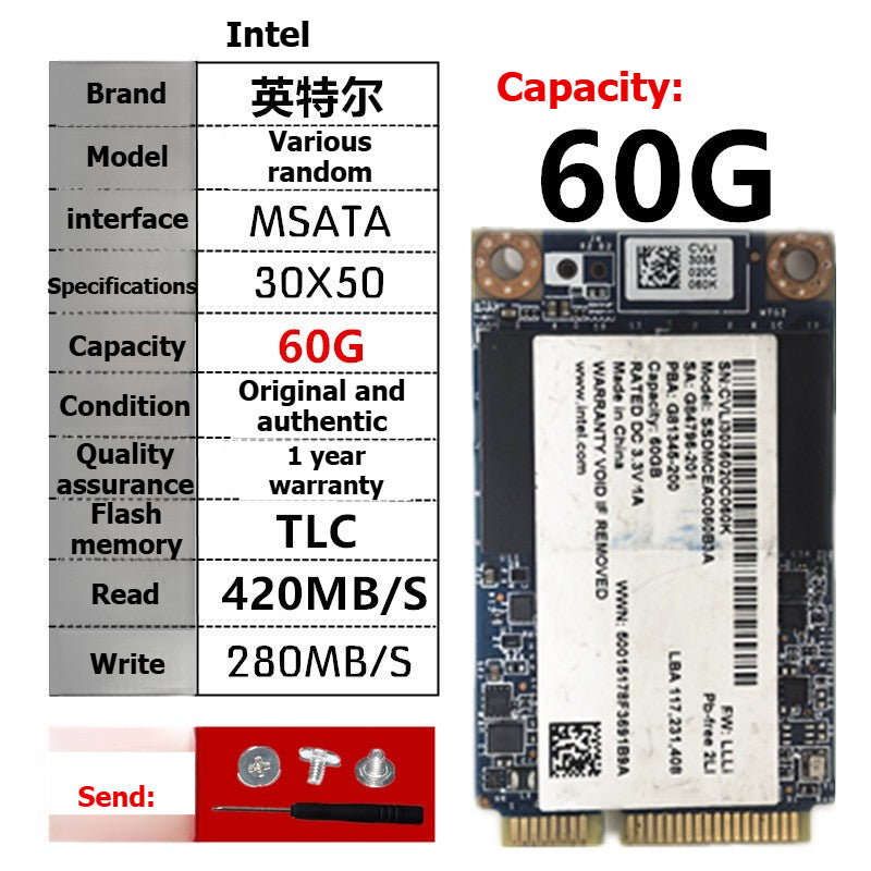 Laptop SSD for Samsung PM851 128G 256G 512G MSATA  TLC  MLC  64G 32G Toshiba Hynix Kingston Micron SanDisk solid state disk
