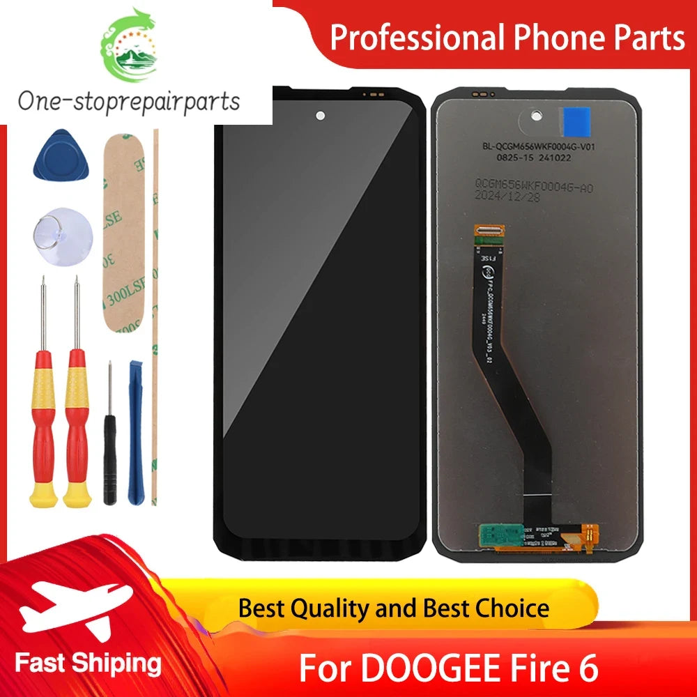New Touch Display For DOOGEE Fire 6 Fire 6 Power Fire 6 Max Fire 7 LCD Screen Digitizer Replace Parts Free Replacement Tools Doogee phone repair parts