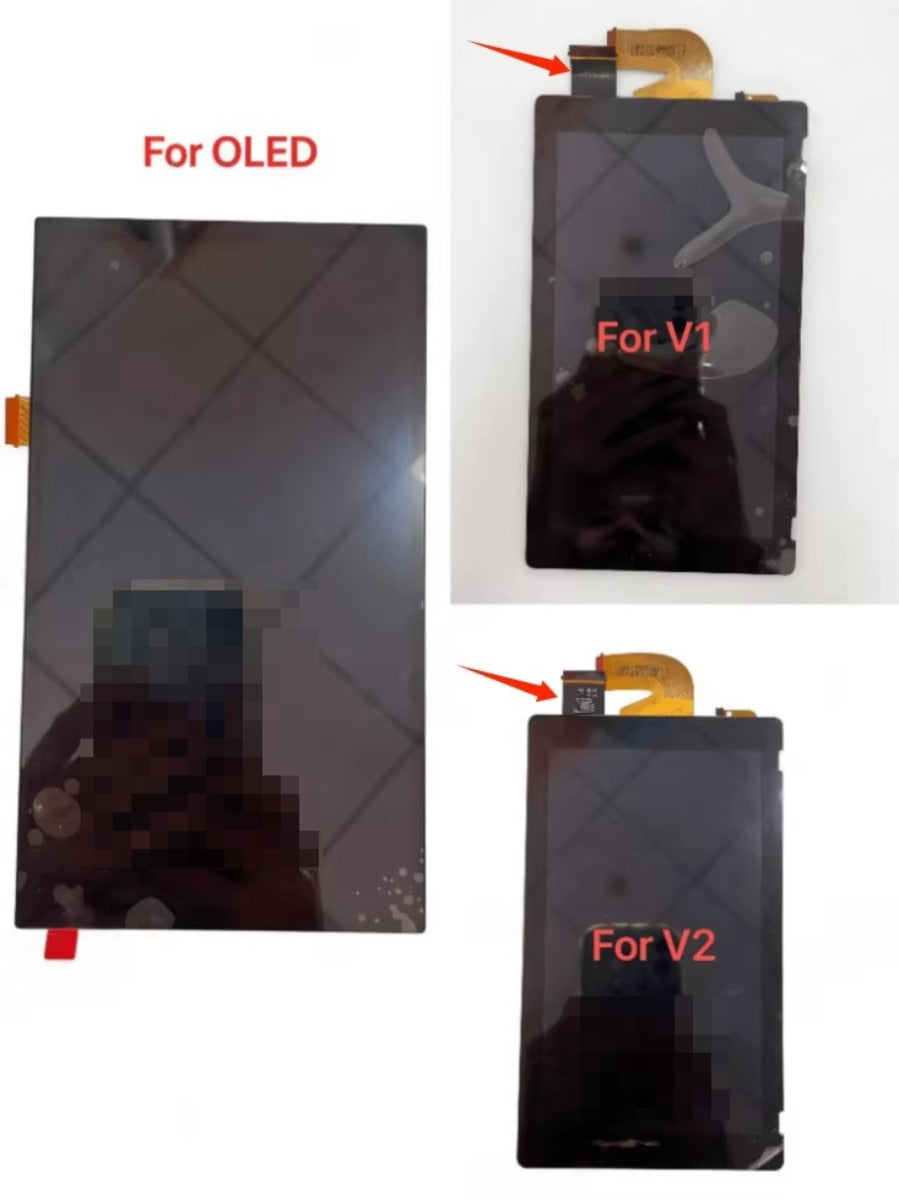 Original Replacement LCD for Switch NS Console for OLED LCDfor NS Witch V1 V2 LCD Screen Display Digitizer with Touch Assembled Game console repair parts