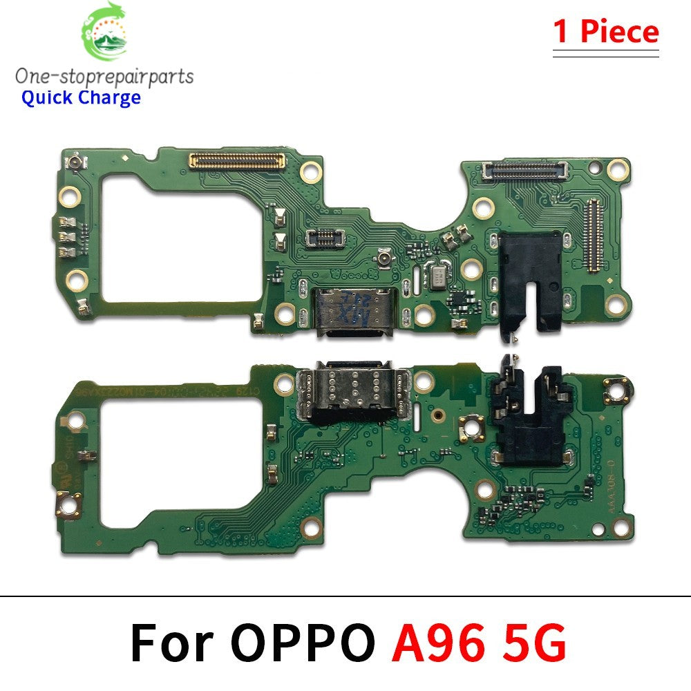 USB Charger Charging Dock Port Connector Flex Cable For OPPO A16 A17 A52 A92 A53 A54 A55 A56 A57 A58 A93 A94 A95 A96 A97 4G 5G OPPO phone repair parts