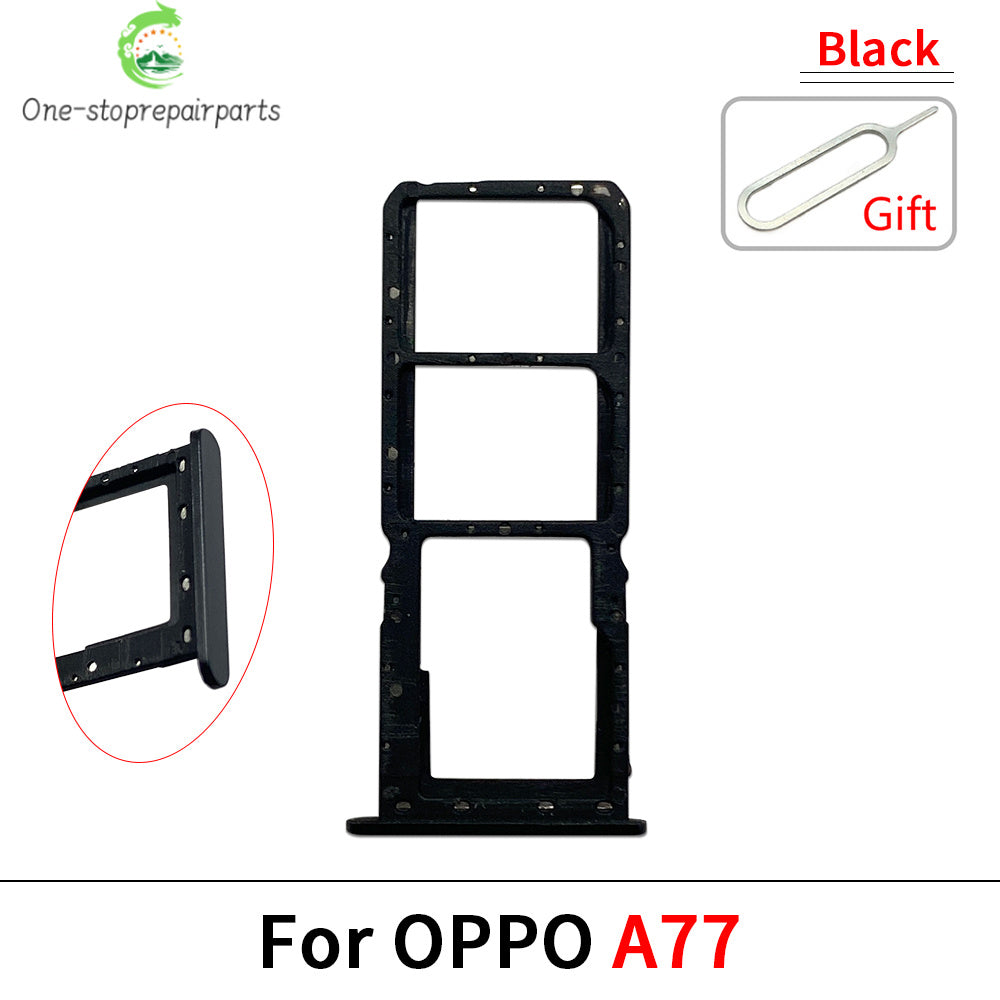 New For OPPO A72 A74 A77 A77s A78 4G 5G SIM Card Tray Slot Holder Adapter Accessories OPPO phone repair parts