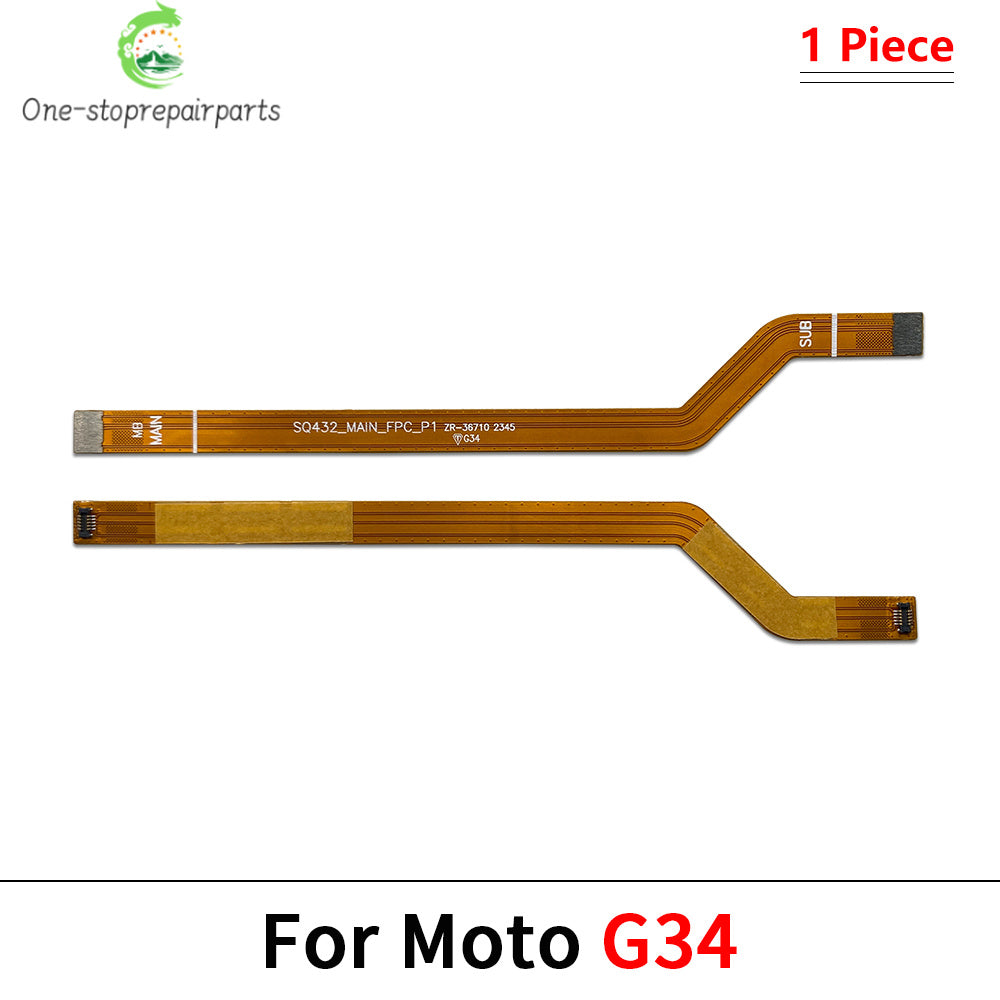 Main Board Motherboard Connector Board Flex Cable For Motorola Moto G14 G34 G54 G32 G42 G52 G62 G72 G82 G53 G73 G84 G85 5G Motorola phone repair parts