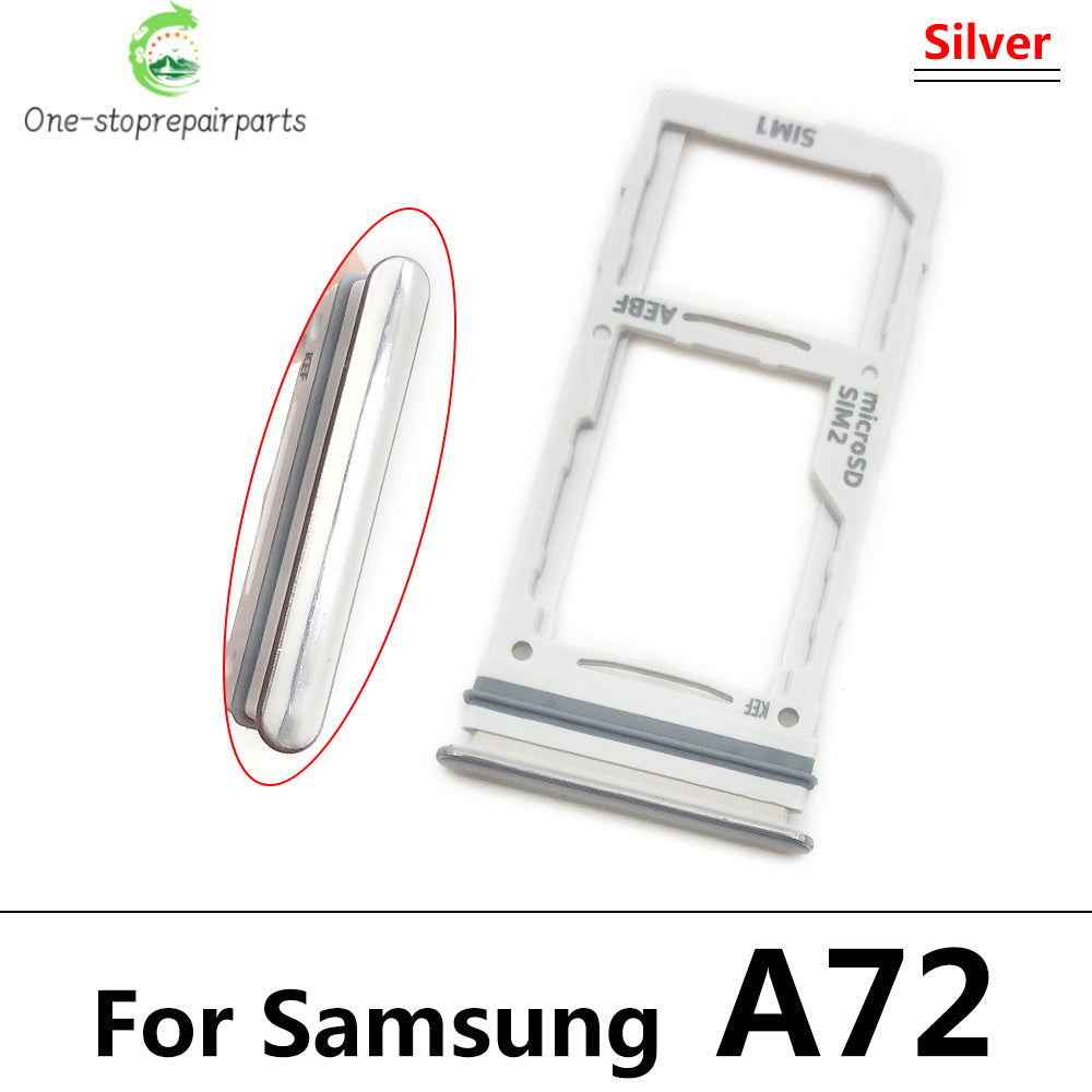 New Sim Card Tray Reader Socket Slot Holder For Samsung A32 A52 A72 4G 5G Replacement Part Samsung phone repair parts